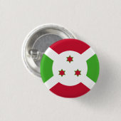 Badge Rond 2,50 Cm Drapeau du Burundi (Devant & derrière)