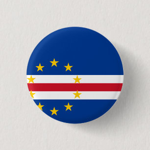 Badge Rond 2,50 Cm Drapeau du Cap-Vert