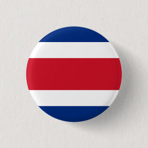 Badge Rond 2,50 Cm Drapeau du Costa Rica
