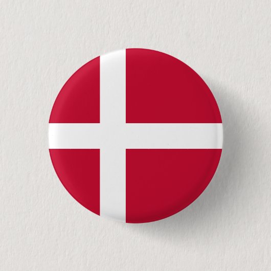 Badge Rond 2,50 Cm Drapeau du Danemark (Devant)