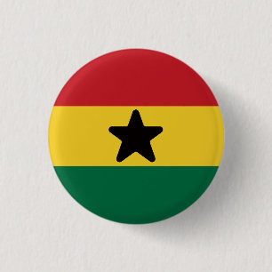 Badge Rond 2,50 Cm Drapeau du Ghana