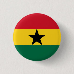 Badge Rond 2,50 Cm Drapeau du Ghana