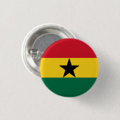 Badge Rond 2,50 Cm Drapeau du Ghana (Devant & derrière)