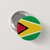 Badge Rond 2,50 Cm Drapeau du Guyana (Guyana) (Devant & derrière)