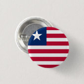 Badge Rond 2,50 Cm Drapeau du Libéria (Devant & derrière)