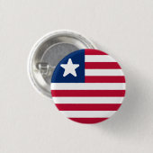 Badge Rond 2,50 Cm Drapeau du Libéria (Devant & derrière)