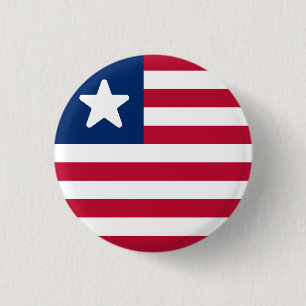 Badge Rond 2,50 Cm Drapeau du Libéria