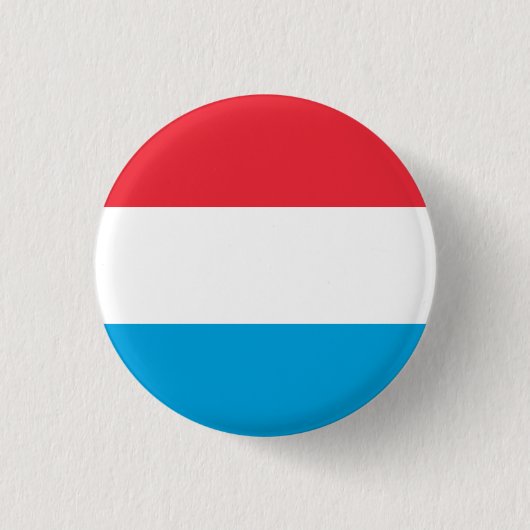 Badge Rond 2,50 Cm Drapeau du Luxembourg (Devant)