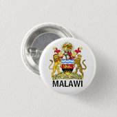Badge Rond 2,50 Cm Drapeau du Malawi (Devant & derrière)