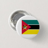 Badge Rond 2,50 Cm Drapeau du Mozambique (Devant & derrière)