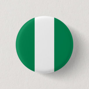 Badge Rond 2,50 Cm Drapeau du Nigeria