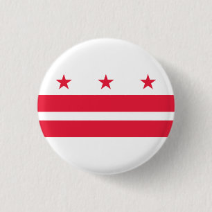 Badge Rond 2,50 Cm Drapeau du Porte - clé du district de Columbia (US