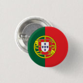 Badge Rond 2,50 Cm Drapeau du Portugal (Devant & derrière)