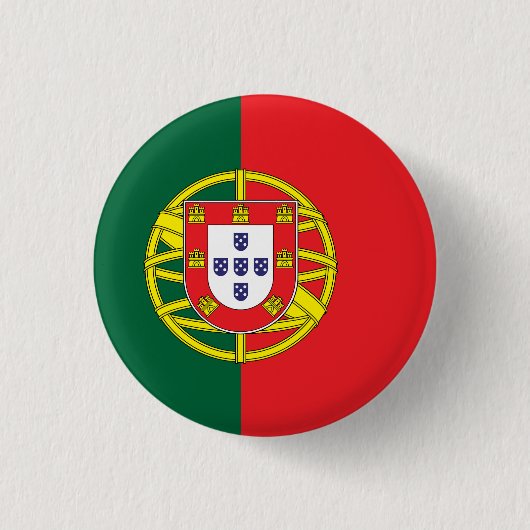 Badge Rond 2,50 Cm Drapeau du Portugal (Devant)