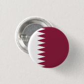 Badge Rond 2,50 Cm Drapeau du Qatar (Devant & derrière)