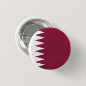 Badge Rond 2,50 Cm Drapeau du Qatar (Devant & derrière)