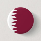 Badge Rond 2,50 Cm Drapeau du Qatar (Devant)