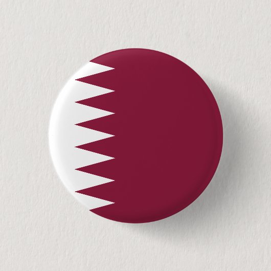 Badge Rond 2,50 Cm Drapeau du Qatar (Devant)