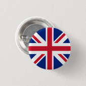 Badge Rond 2,50 Cm Drapeau du Royaume-Uni (Devant & derrière)