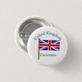 Badge Rond 2,50 Cm Drapeau du Royaume-Uni Thunder_Cove (Devant & derrière)