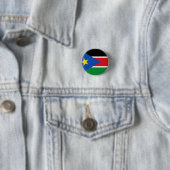 Badge Rond 2,50 Cm Drapeau du Soudan du Sud (En situation)