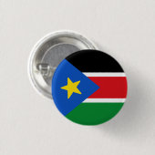 Badge Rond 2,50 Cm Drapeau du Soudan du Sud (Devant & derrière)