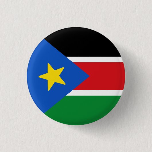 Badge Rond 2,50 Cm Drapeau du Soudan du Sud (Devant)