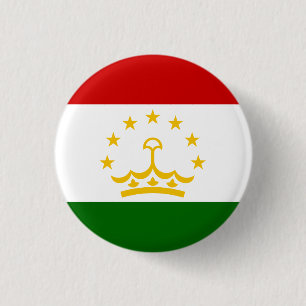 Badge Rond 2,50 Cm Drapeau du Tadjikistan