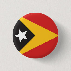 Badge Rond 2,50 Cm Drapeau du Timor oriental