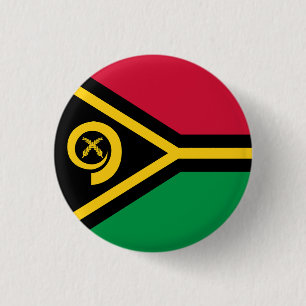 Badge Rond 2,50 Cm Drapeau du Vanuatu