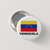 Badge Rond 2,50 Cm Drapeau du Venezuela (Devant & derrière)
