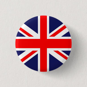 Badge Rond 2,50 Cm Drapeau d'Union Jack