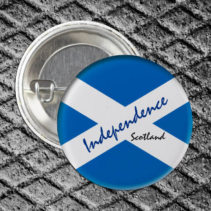 Badge Rond 2,50 Cm Drapeau écossais & Ecosse - supporters indépendant