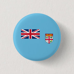 Badge Rond 2,50 Cm Drapeau fidjien, Drapeau des Fidji