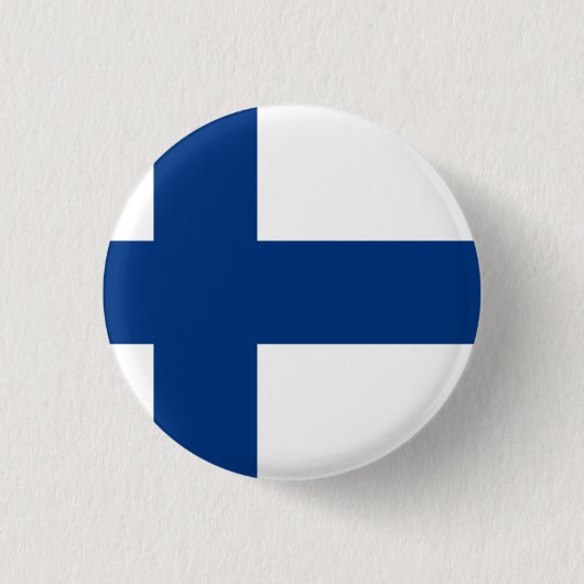 Badge Rond 2,50 Cm Drapeau Finlande (Devant)