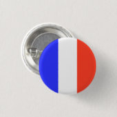Badge Rond 2,50 Cm Drapeau français (Devant & derrière)
