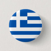 Badge Rond 2,50 Cm Drapeau grec (Devant)