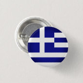 Badge Rond 2,50 Cm Drapeau grec (rond) (Devant & derrière)