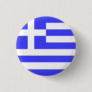Badge Rond 2,50 Cm Drapeau grec total