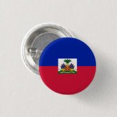 Badge Rond 2,50 Cm Drapeau Haïti (Haïti) (Devant & derrière)