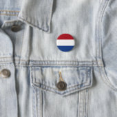 Badge Rond 2,50 Cm Drapeau hollandais, Drapeau de Pays-Bas (En situation)