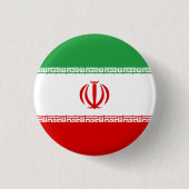 Badge Rond 2,50 Cm Drapeau Iran (Iran) (Devant)