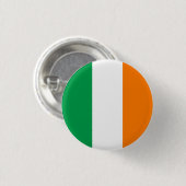 Badge Rond 2,50 Cm Drapeau irlandais (Devant & derrière)