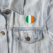 Badge Rond 2,50 Cm Drapeau irlandais (En situation)