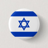Badge Rond 2,50 Cm Drapeau Israël (Devant)