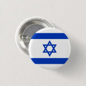 Badge Rond 2,50 Cm Drapeau Israël (Devant & derrière)