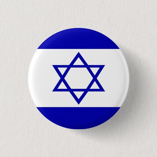 Badge Rond 2,50 Cm Drapeau israélien (Devant)