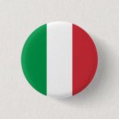 Badge Rond 2,50 Cm Drapeau italien (Devant)