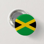 Badge Rond 2,50 Cm Drapeau jamaïcain (Devant & derrière)