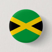 Badge Rond 2,50 Cm Drapeau jamaïcain (Devant)